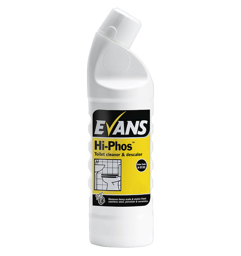 Evans Hi Phos Acidic Toilet Cleaner 1Ltr 6 Pack