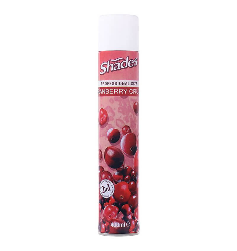 Shades Air Freshener Cranberry 400ml 12 Pack