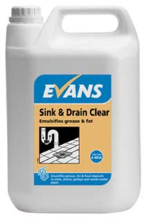 Evans Sink And Drain Cleaner 5 Ltr