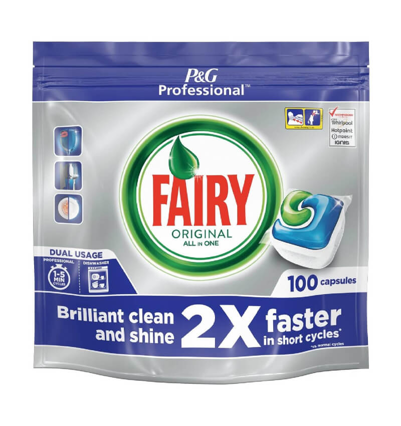 Fairy Professional Original All In One Dishwasher Tablets 90 Pack