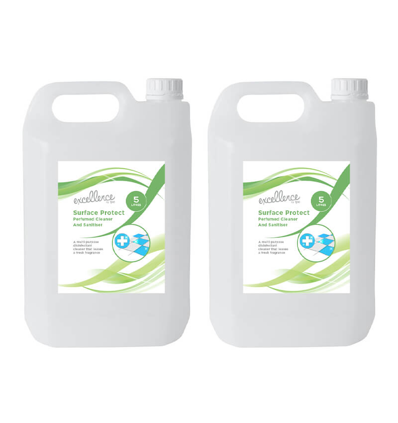 Excellence Surface Protect Perfumed Cleaner And Sanitiser 5Ltr 2 Pack