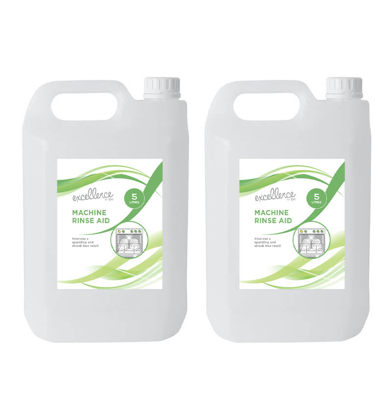 Excellence Machine Rinse Aid 5Ltr 2 Pack