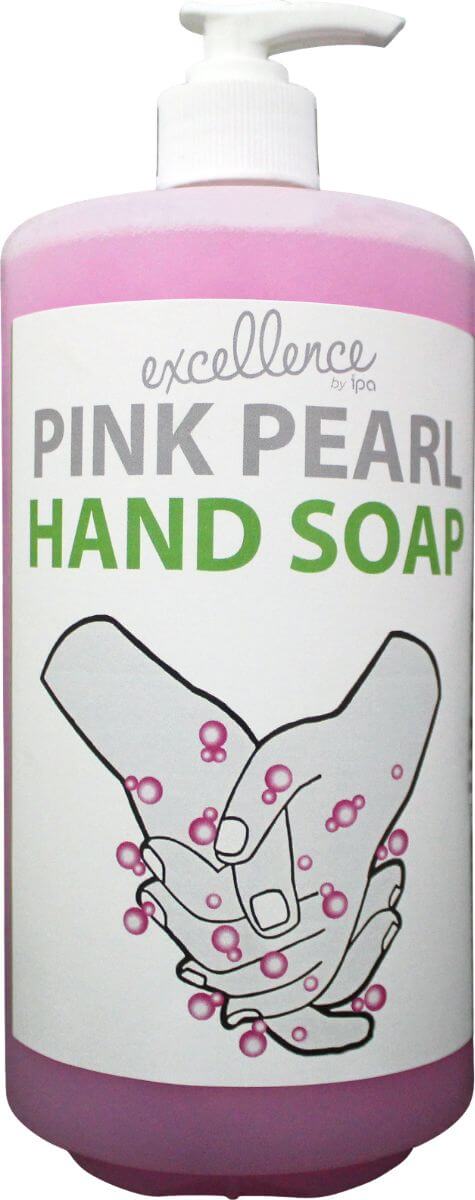 Excellence Pink Pearl 500ml Hand Soap Pump Bottles 6 Pack