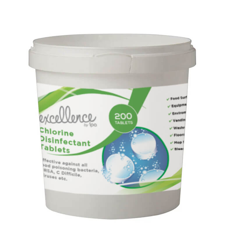 Excellence Chlorine Disinfectant Tablets 200 Pack 6 Tubs