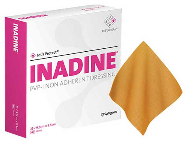 Inadine PVP Dressing 5 x 5cm 25 Pack