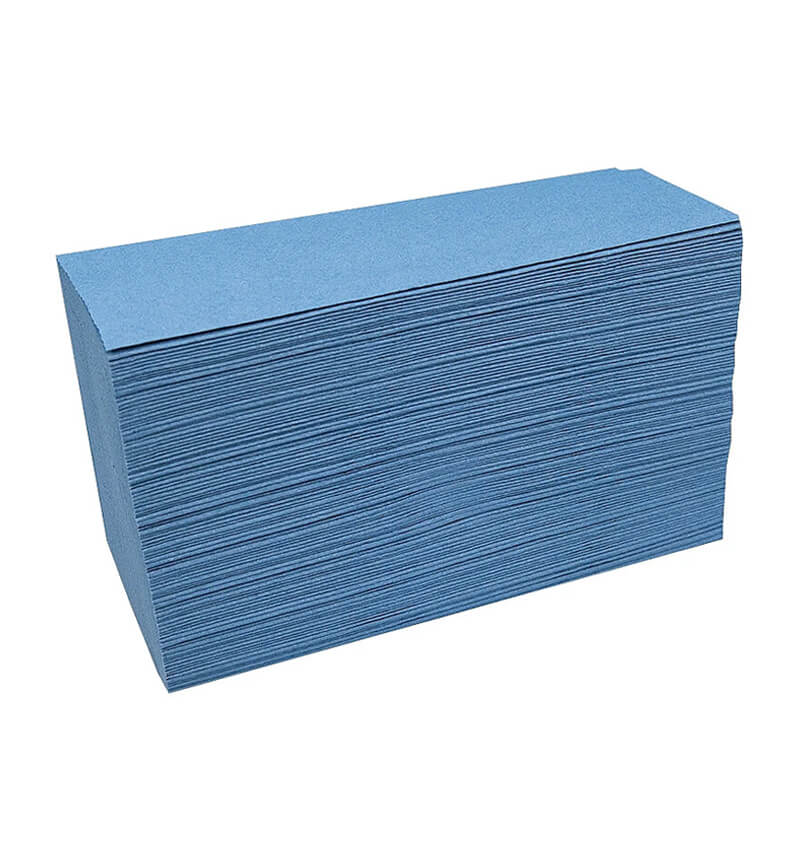 Katrin 362200 Zigzag 1 Ply Blue Hand Towels 5000 Pack