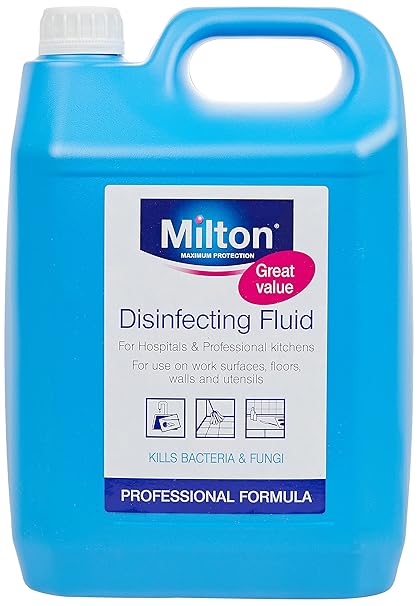 Milton Professional Sterilising Disinfecting Fluid 5Ltr