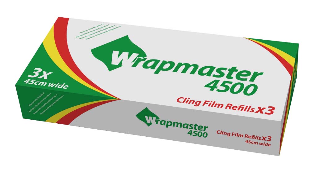 Wrapmaster Clingfilm 4500 Refill 300M 3 Pack