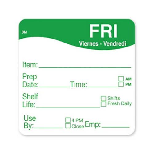 Food Rotation Labels