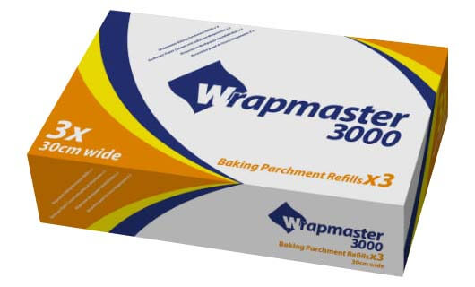 Wrapmaster Baking Parchment 3000 Refill 3 x 50m