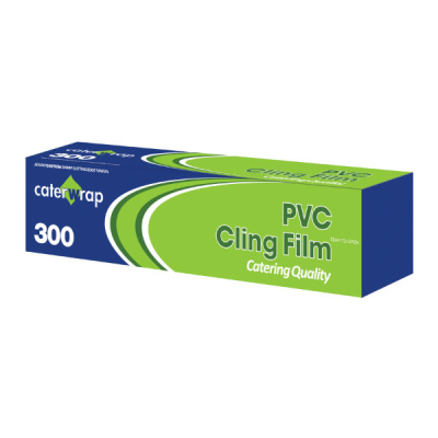 Caterwrap PVC Clingfilm 300mm x 300m 6 Pack