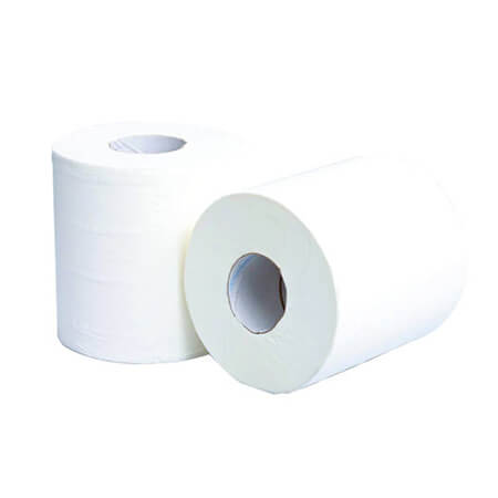 2 Ply White Mini Centrefeed 60m 12 Pack
