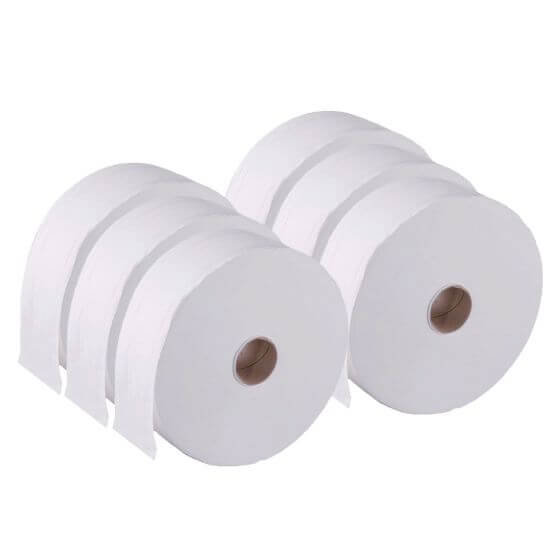 Jumbo Toilet Roll 3 Inch 6 Pack