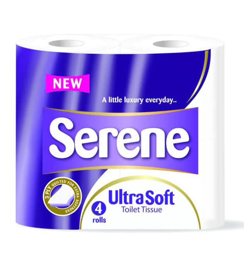 Serene 3 Ply Toilet Roll 40 Pack