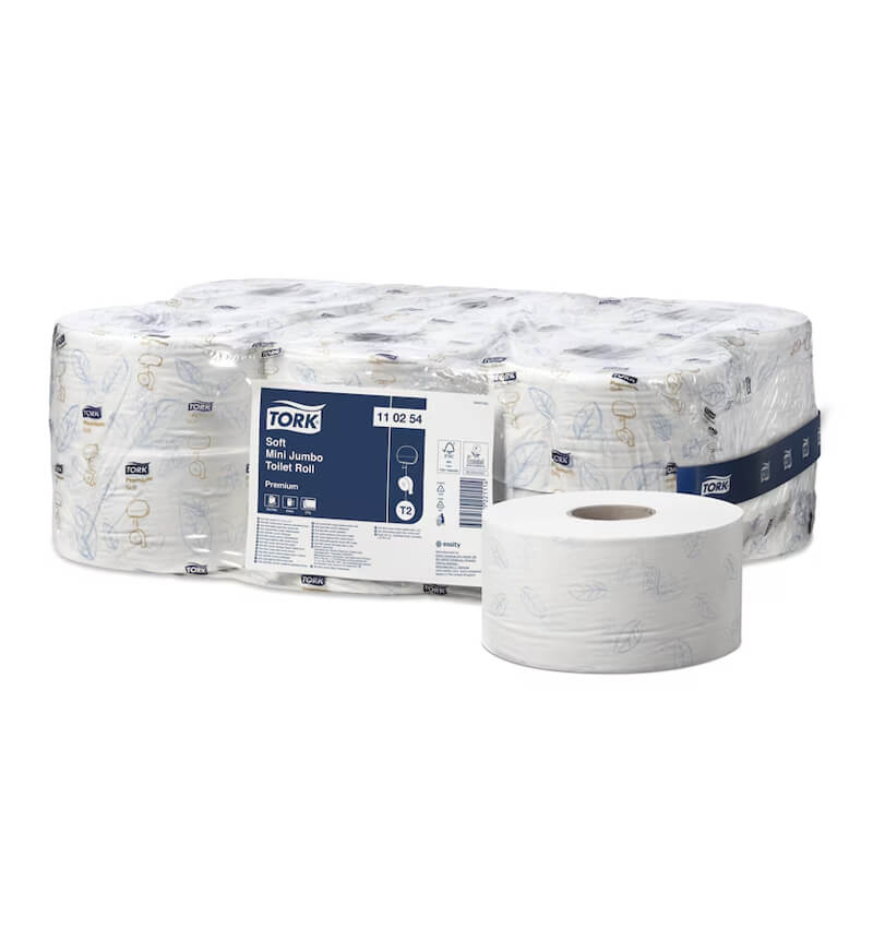 Tork Mini Jumbo Toilet Roll Premium 11 02 54 12 Pack