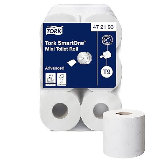 Tork SmartOne Mini Toilet Roll T9 2ply 12 Pack 472193