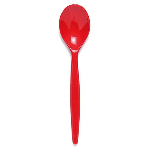 Harfield Polycarbonate Tea Spoon Red