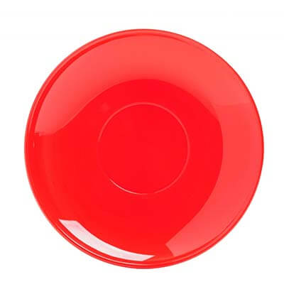 Harfield Polycarbonate Tea Saucer Red