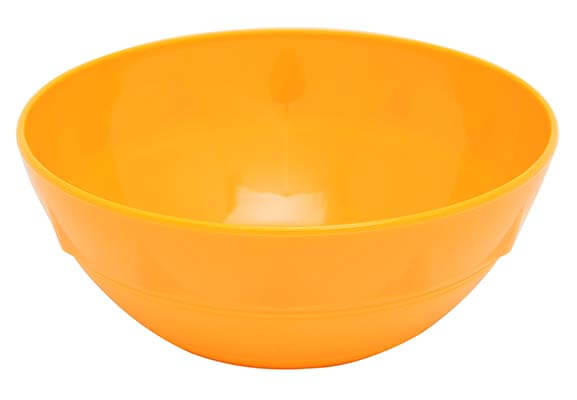 Harfield Polycarbonate Round Bowl 12cm Yellow