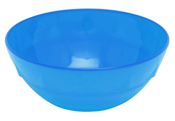 Harfield Polycarbonate Round Bowl 12cm Medium Blue
