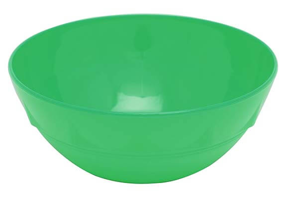 Harfield Polycarbonate Round Bowl 12cm Emerald Green