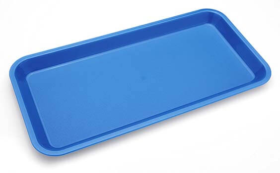 Harfield Polycarbonate Individual Serving Platter Medium Blue