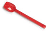Harfield Polycarbonate Feeding Spoon Flat Edge Narrow Red