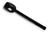Harfield Polycarbonate Feeding Spoon Flat Edge Narrow Black