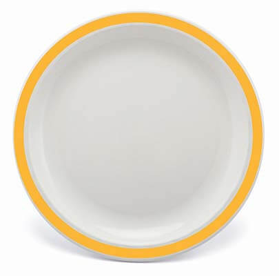 Harfield Polycarbonate Duo Plate 17cm Yellow