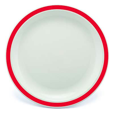 Harfield Polycarbonate Duo Plate 17cm Red