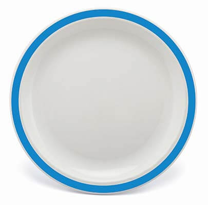 Harfield Polycarbonate Duo Plate 17cm Medium Blue