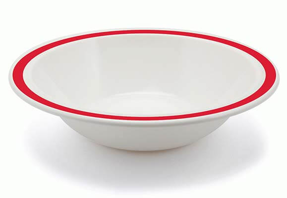 Harfield Polycarbonate Duo Bowl 17.3cm Red