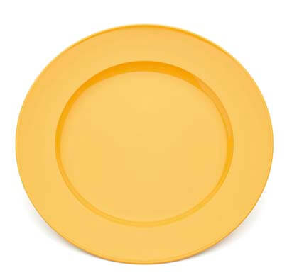 Harfield Polycarbonate Dinner Plate 24cm Yellow