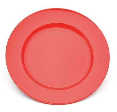 Harfield Polycarbonate Dinner Plate 24cm Red