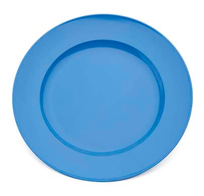 Harfield Polycarbonate Dinner Plate 24cm Medium Blue
