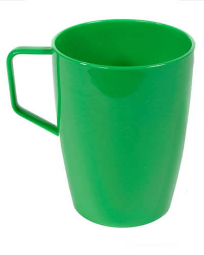 Harfield Polycarbonate Beaker With Handle 280ml Green