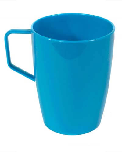 Harfield Polycarbonate Beaker With Handle 280ml Blue