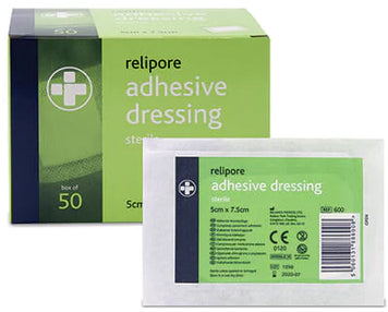 Sterile Adhesive Dressing 5cm x 7.5cm 50 Pack