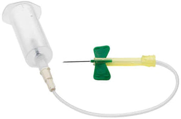 Vacutainer Safety-Lok Blood Collection Set With Holder 21G Green Needle 18cm Tube 25 Pack