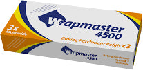 Wrapmaster Baking Parchment Refill 3000 X 50M 3 Pack