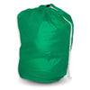 Green Linen Laundry Bag