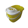 Yellow Plastic Mop Bucket 10Ltr