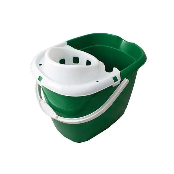 Green Plastic Mop Bucket 10Ltr