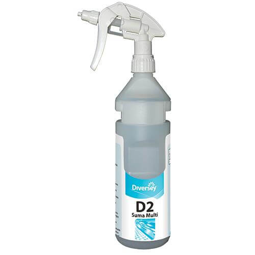 Diversey D2 All Purpose Cleaner Refill Bottles 6 Pack
