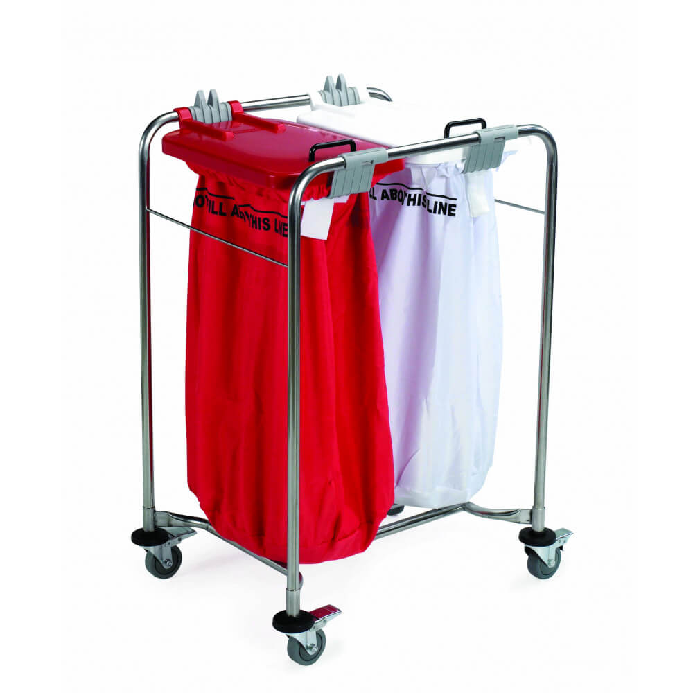 Medi Cart 2 Bag Laundry Trolley