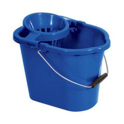 Blue Plastic Mop Bucket 10Ltr
