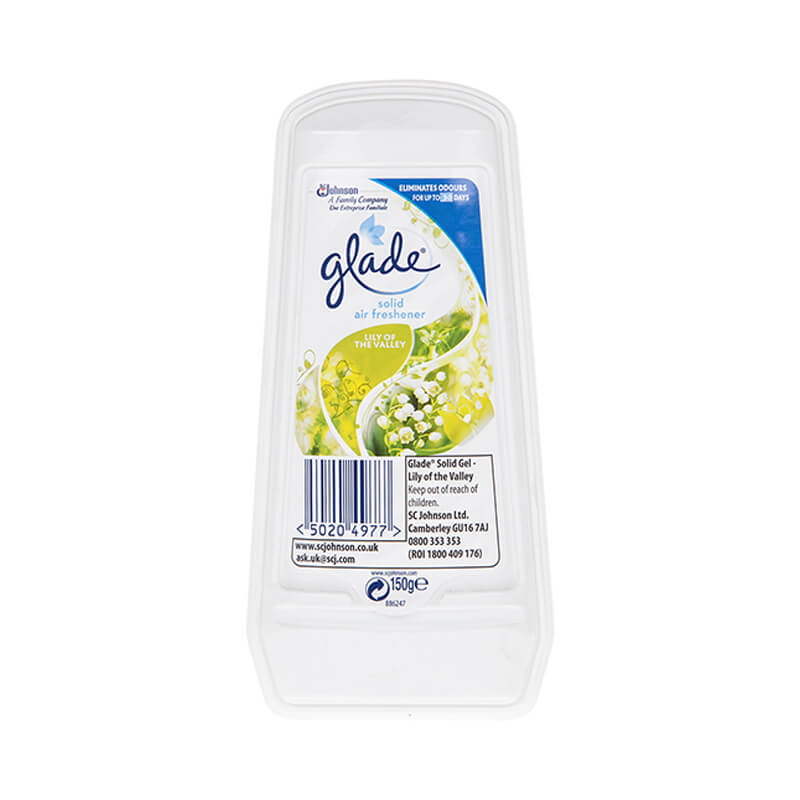 Glade Solid Lily Of The Valley 150g 8 Pack