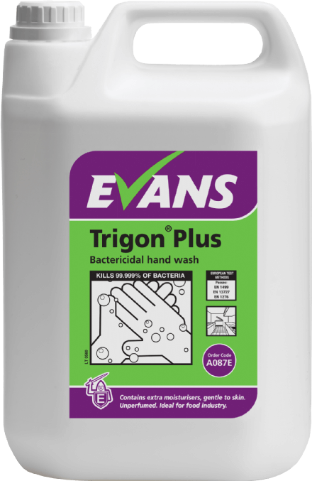 Evans Trigon Plus Antibac Hand Soap 5Ltr 2 Pack