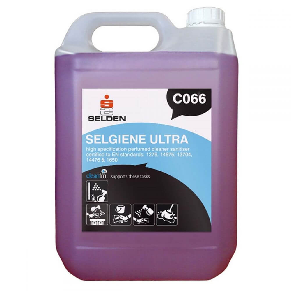 Selden C066 Selgiene Ultra Perfumed Virucidal Cleaner 5Ltr 2 Pack
