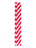 Paper Straws Red Stripe 250 Pack